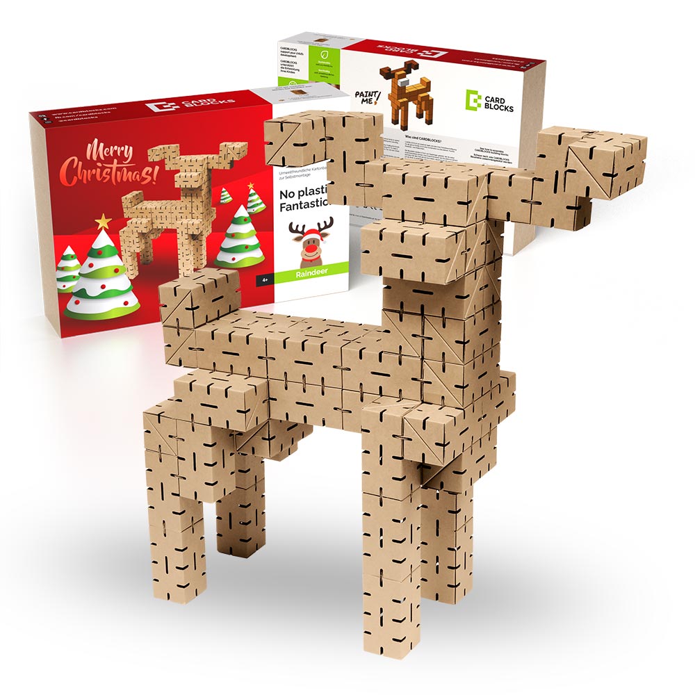 Reduce Screen Time for Kids - Embrace Eco-Friendly CARDBLOCKS Building Blocks