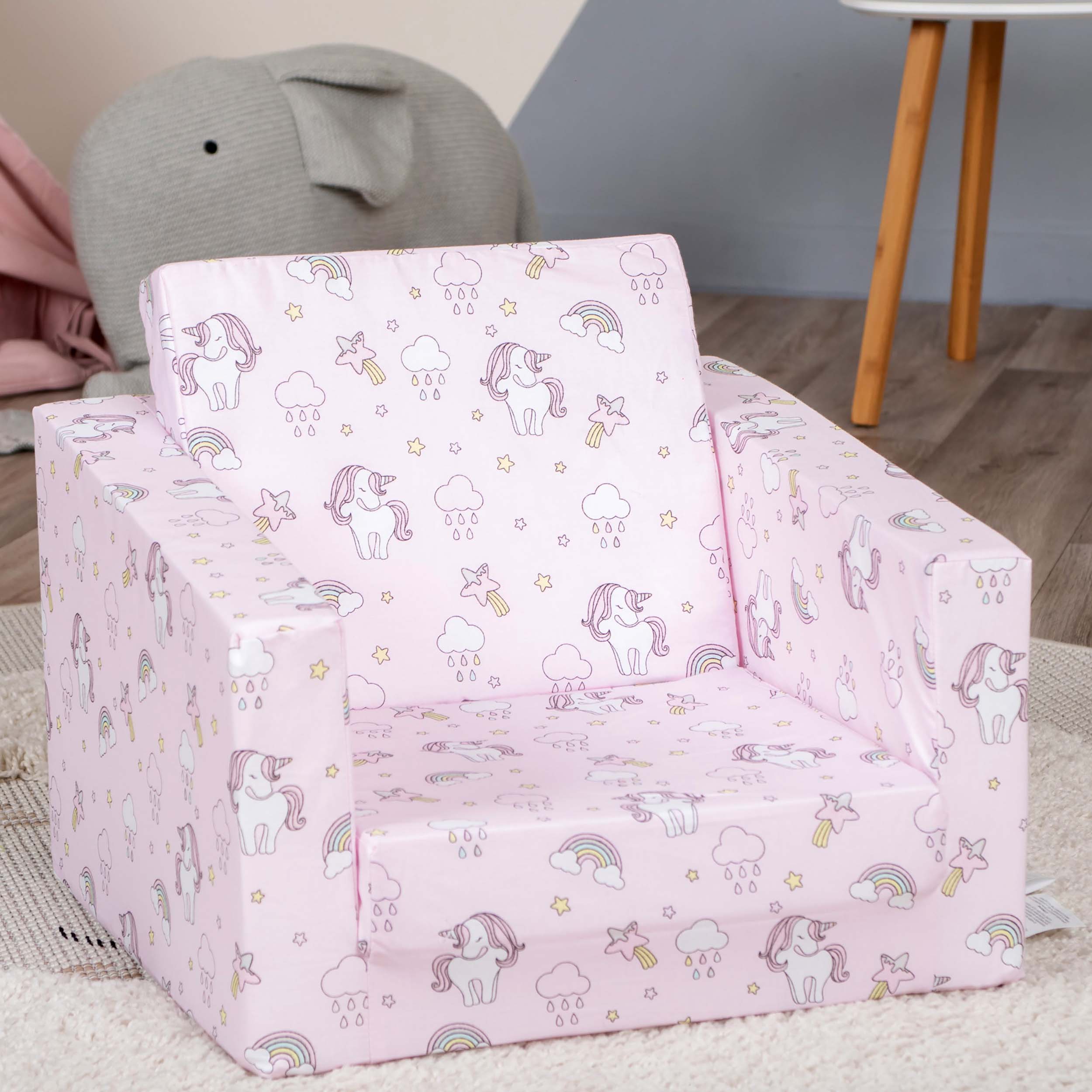 Flip Open Single Kids Sofa