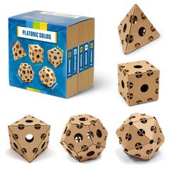 Cardblocks Platonic Solids Set - Constructive Blocks for Self-Assembly