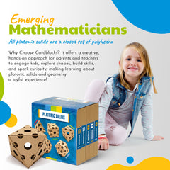 Cardblocks Platonic Solids Set - Constructive Blocks for Self-Assembly