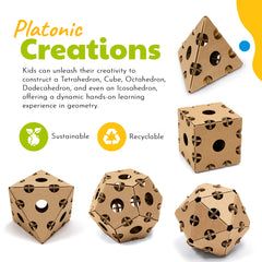 Cardblocks Platonic Solids Set - Constructive Blocks for Self-Assembly