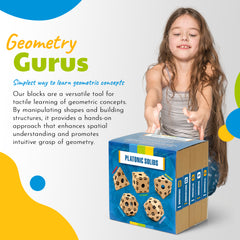 Cardblocks Platonic Solids Set - Constructive Blocks for Self-Assembly