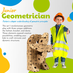 Cardblocks Set 1 Addition for Constructive Blocks - Cardboard blocks for Self-Assembly