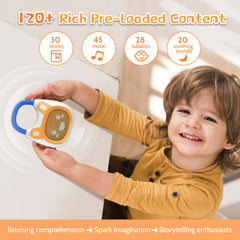 Alilo K1 Pocket Bunny Bunny - Portable Kids Music Player 120+ Songs, Bluetooth-Waterproof