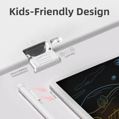 Alilo W3 Magic LCD Writing Tablet - 13.5 Inch Screen, Reusable Drawing Board - Learning Handwriting Aids