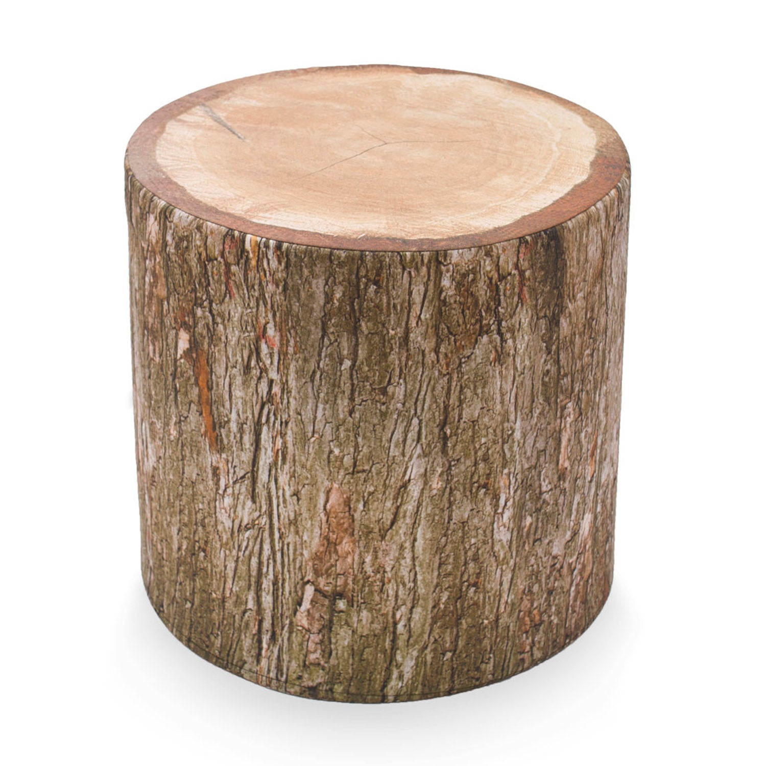 Delsit Woody Pouffe - Outdoor-Indoor Pouf, Looks Like A Tree Trunk