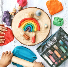 Bio Dough natural play dough, modeling clay, playduh for kids. Rehydrable
