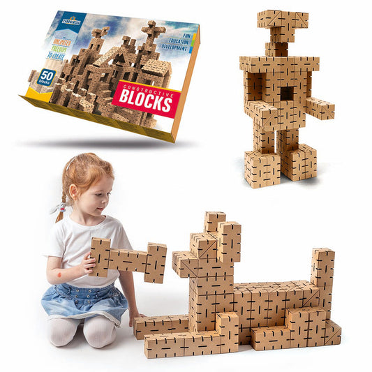 Kids Cardboard Building Blocks: Unleash Creativity with CARDBLOCKS - HOT NEW STEAM TOY