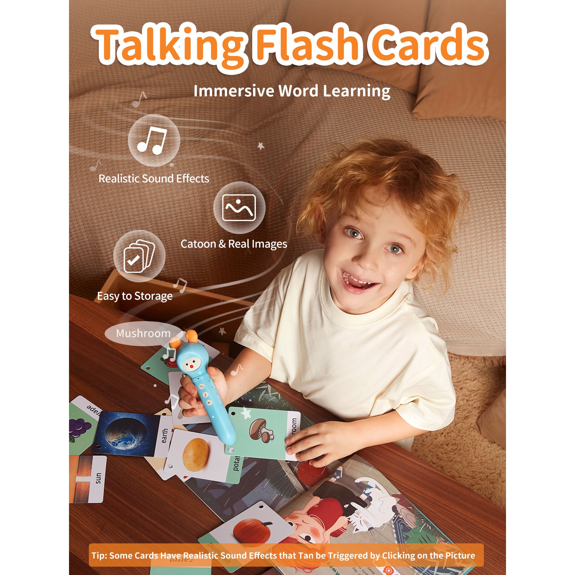 Alilo D3C Early Educational Talking Pen - Learn to Read, Interactive Books, 100 ABC Flashcards & More