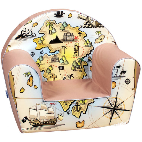 DELSIT Toddler Chair & Kids Armchair - Treasure Island