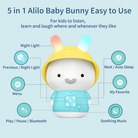 Alilo G9S Honey Bunny - Music, Stories, White Noise and More.