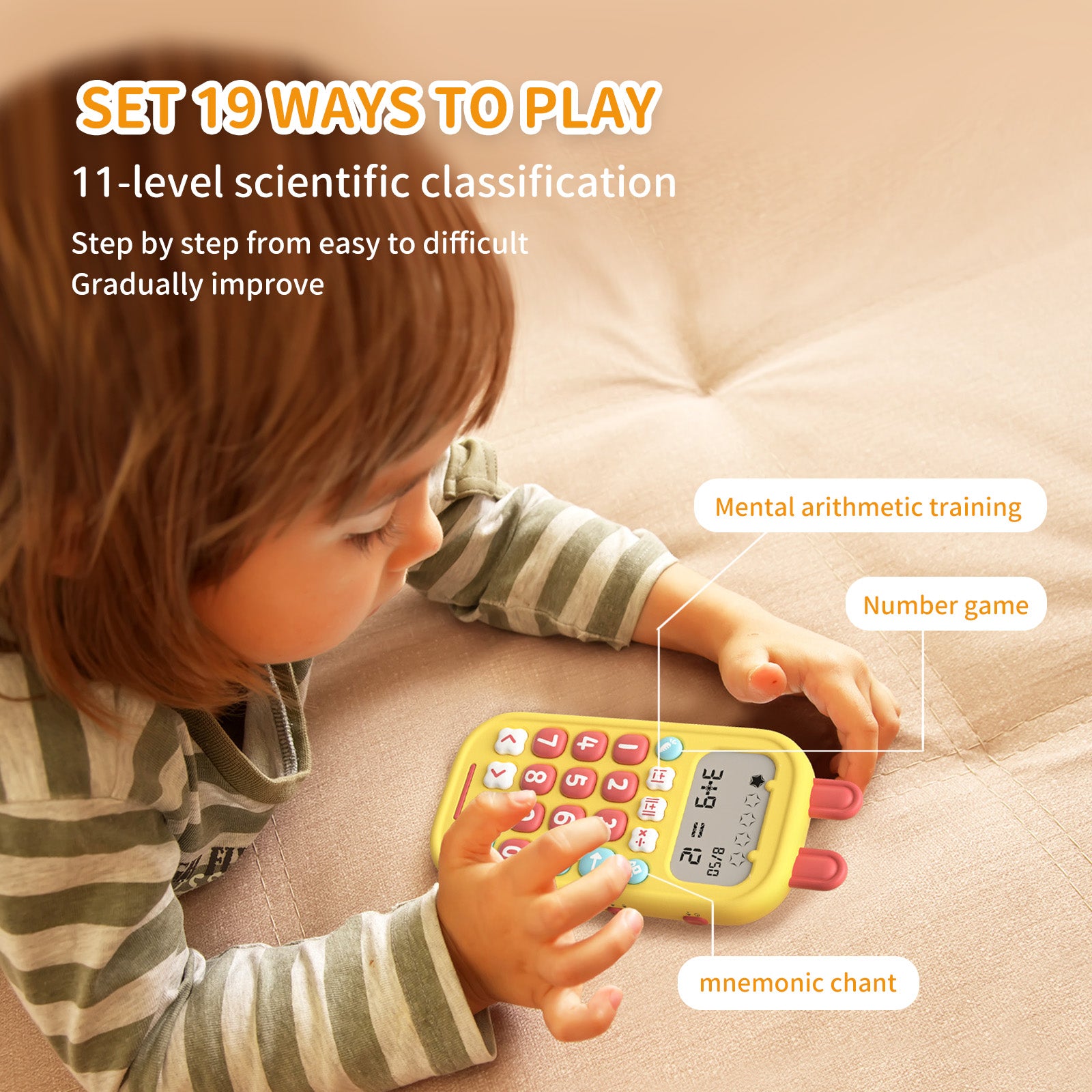 Alilo KS-1 Math Magic Training Machine - 11 Levels of Graded Arithmetic Questions