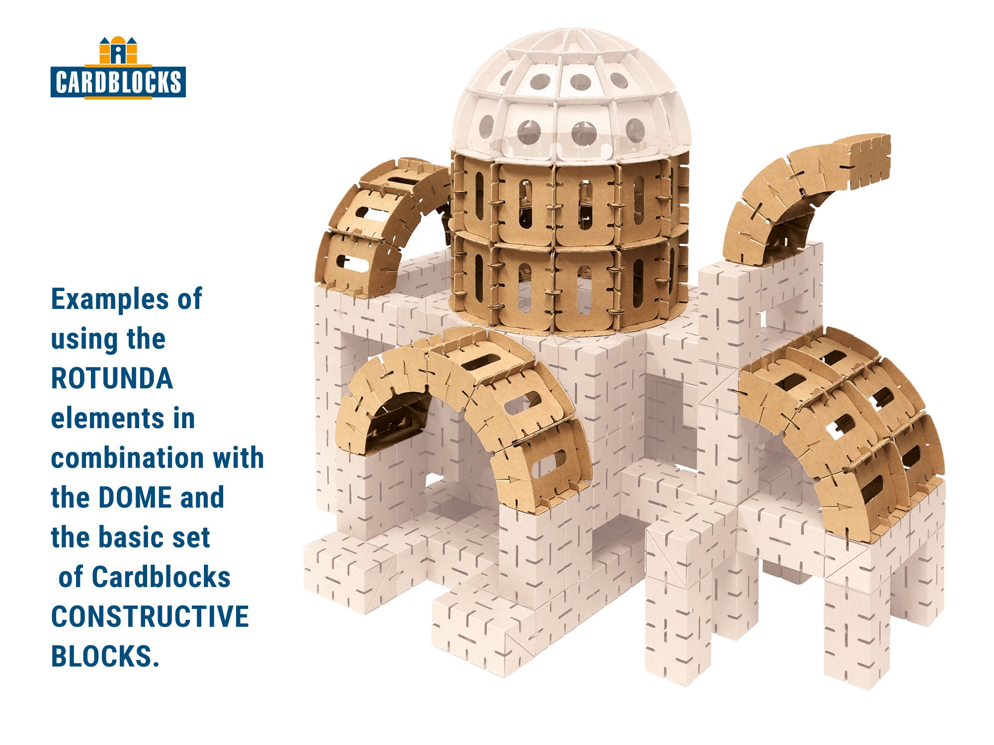 Cardblocks Rotunda Set - Constructive Blocks for Self-Assembly - Delsit ...