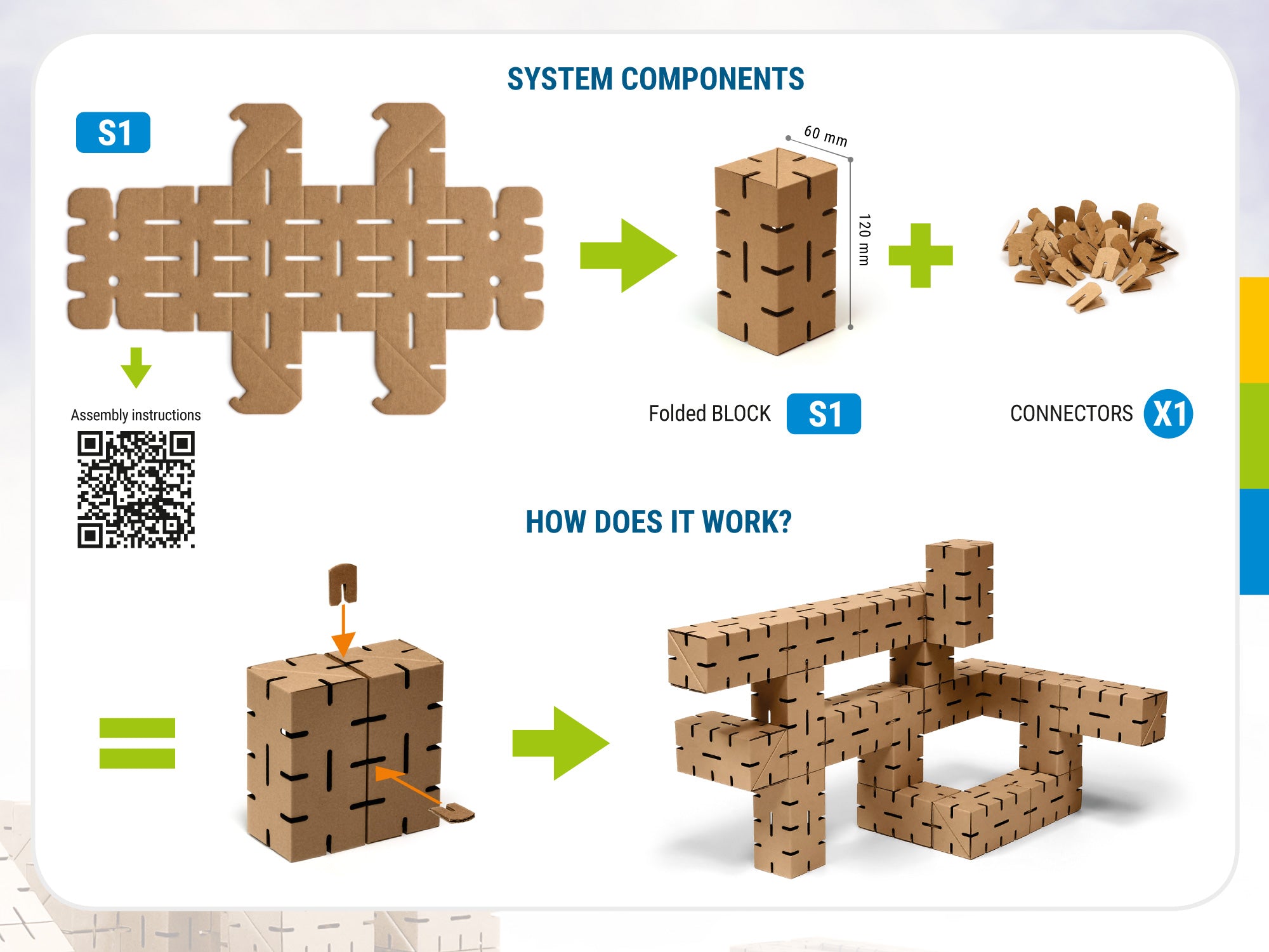 Cardblocks Constructive Blocks - Cardboard blocks for Self-Assembly ...