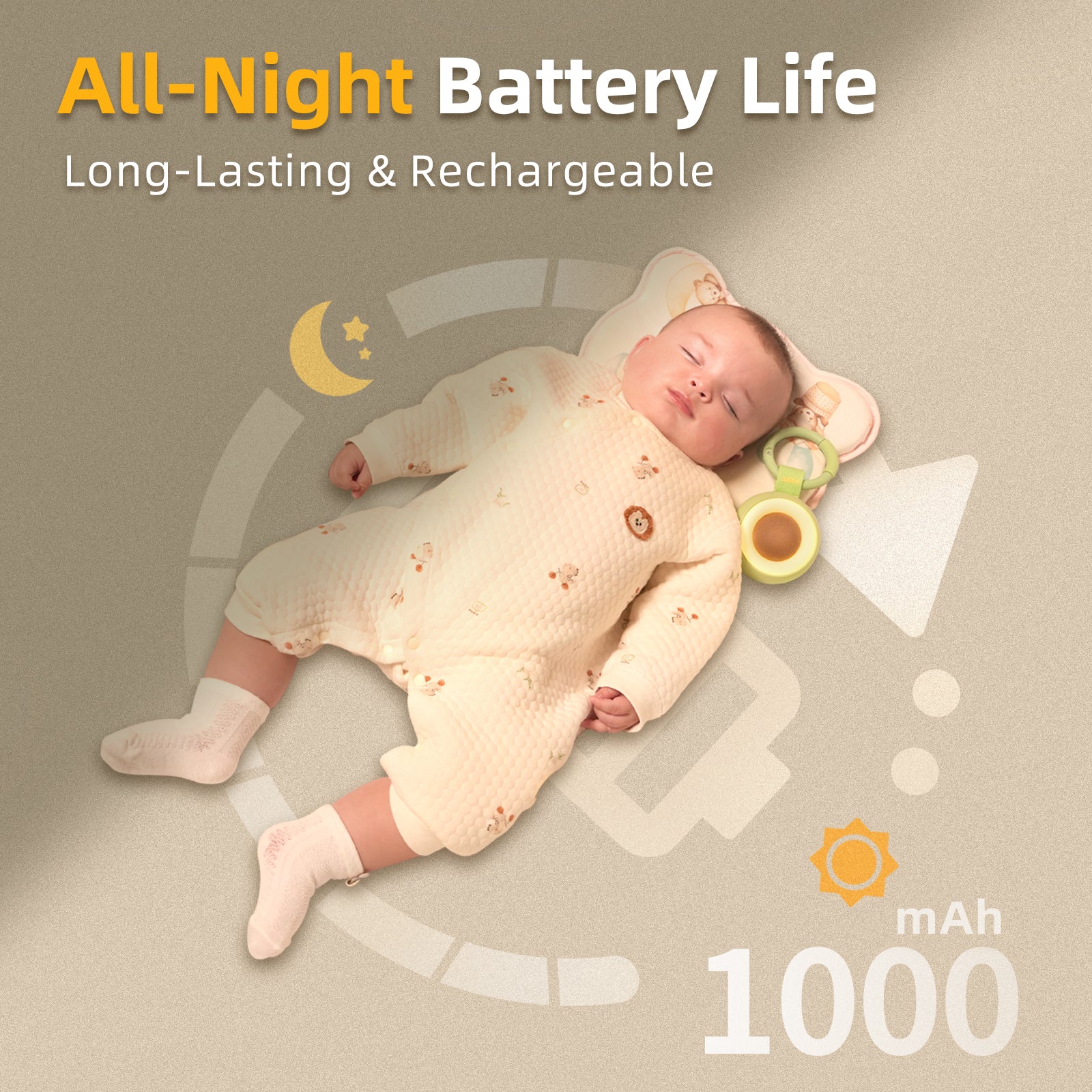 Alilo W1 Pocket Soother - White Noise, Soothing Lullabies