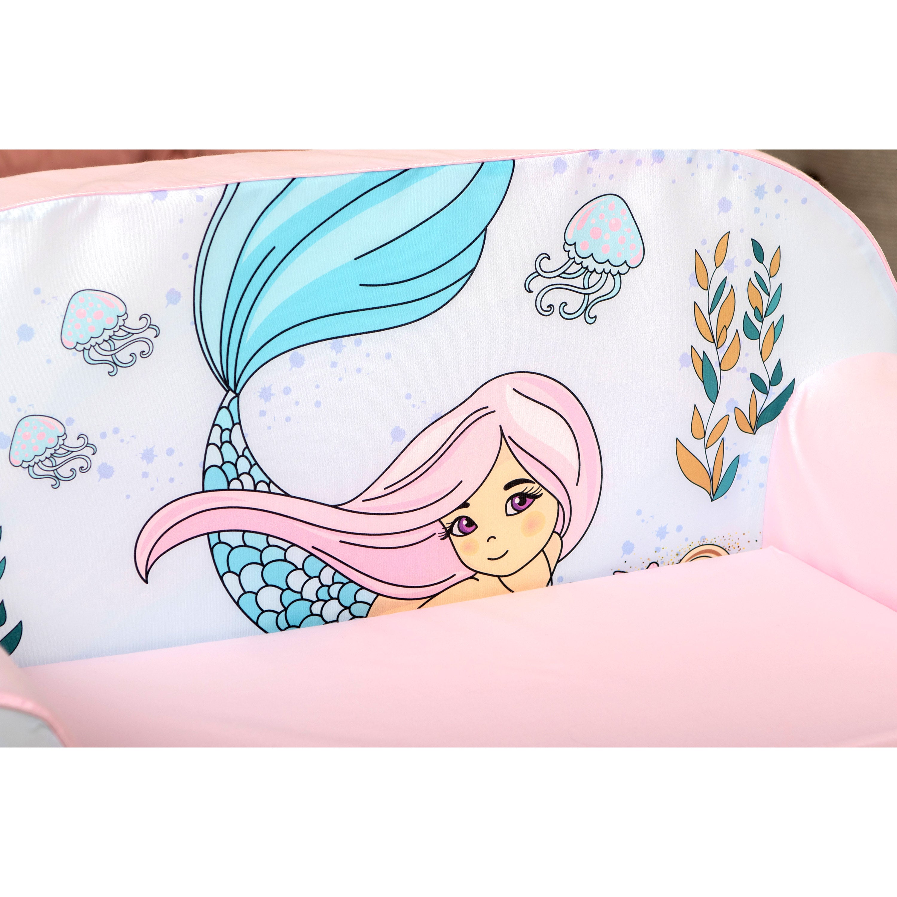 NEW Childrens Mermaid Set-Story Book-NWT Mermaid Plush Doll-Playdough Set-Bag