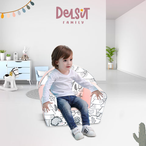 DELSIT Toddler Chair & Kids Armchair - Forest Friends