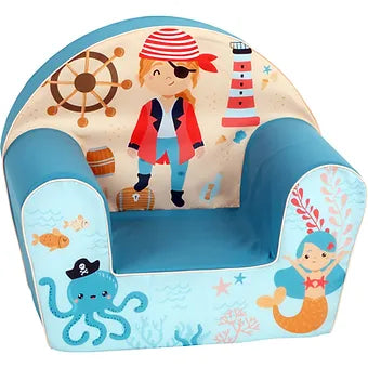 DELSIT Toddler Chair & Kids Armchair - Friendly Pirate